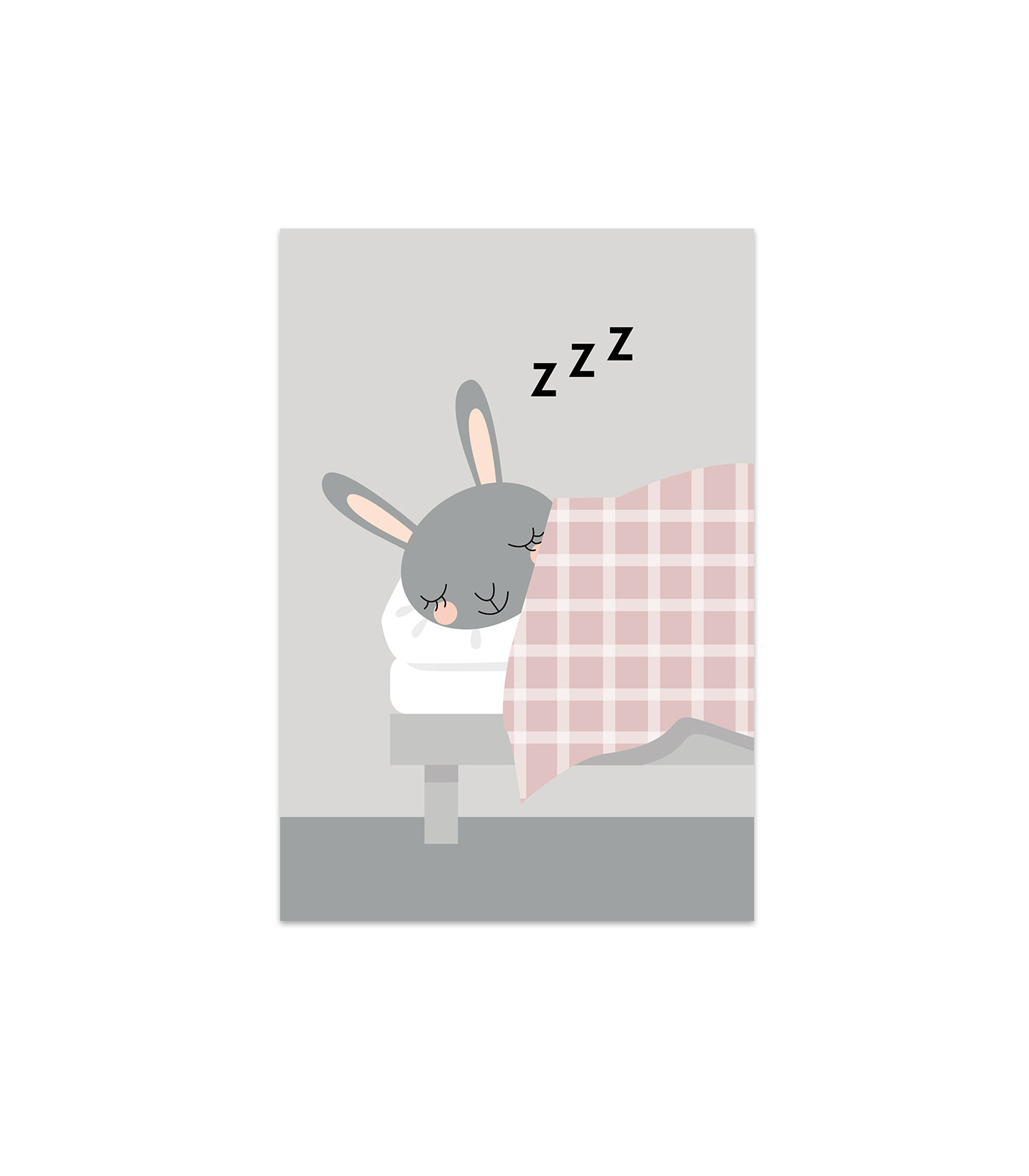 kanin-sover-grå kaninen karin sover grå