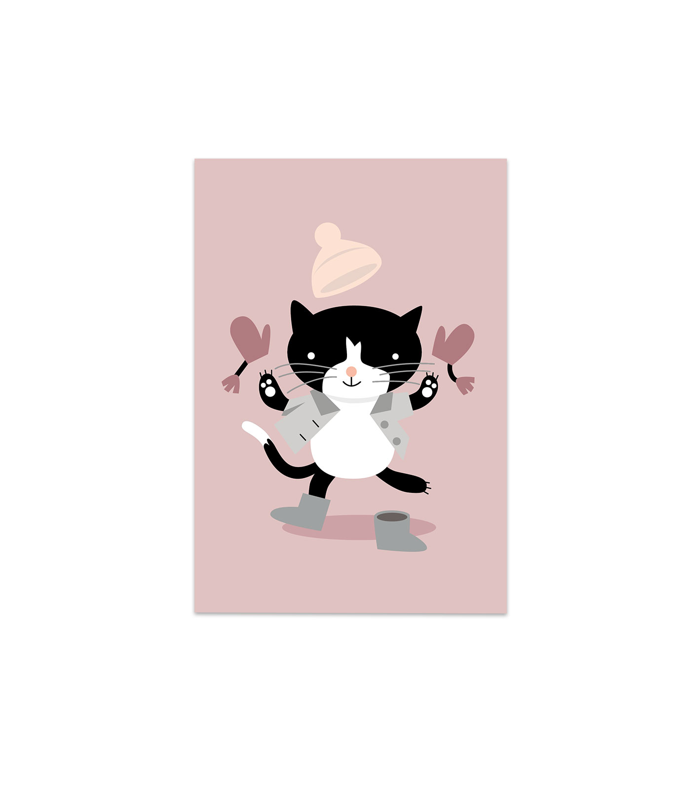 katt-ytterklader-rosa Katten Astrid går till förskolan/skolan